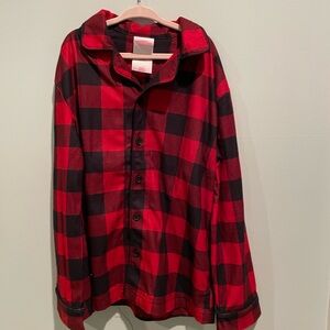 Wondershop Kids Pajama Set - Red and Black Plaid